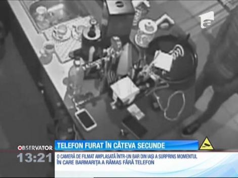 Telefon furat în câteva secunde