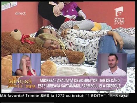 Andreea și Radu, atingeri senzuale și priviri cu subînţeles!