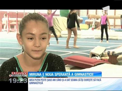 Miruna Cazan, noua speranță a gimnasticii