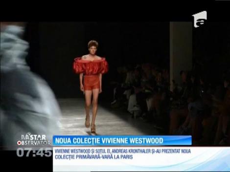 Designerul Vivienne Westwood și-a prezentat cele mai noi creații pentru sezonul primăvară-vară