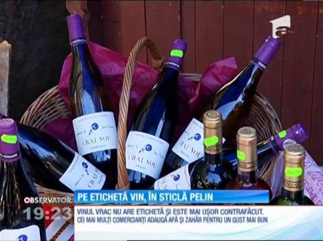 Românii nu știu să facă diferenţa între un vin curat şi unul contrafăcut