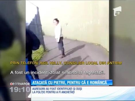 O româncă a fost victima unui atac xenofob în Irlanda de Nord. Trei adolescenţi au aruncat în ea cu pietre şi i-au cerut să plece din ţara lor