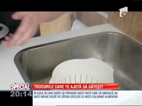 SPECIAL! Trucuri care te ajută să găteşti
