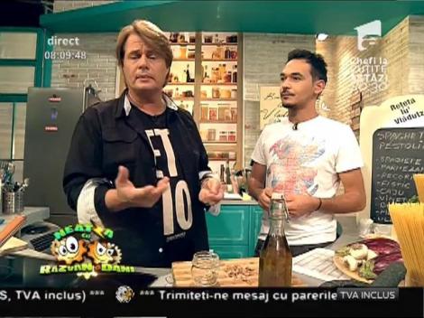 "Spaghete pestolino", o reţetă delicioasă de paste cu sos pesto