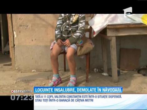 20 de familii care locuiau ilegal la marginea oraşului Năvodari vor rămâne pe drumuri