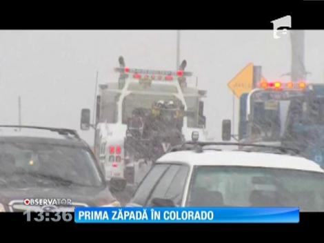 Prima zăpadă din această iarnă de pe continentul american a apărut în statul Colorado