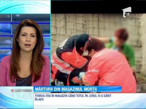 Femeia din Vaslui, care a supravieţuit exploziei din magazin, face mărturii cutremurătoare