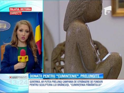 Guvernul ar putea prelungi campania de strângere de fonduri pentru Cuminţenia Pământului