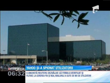 Compania Yahoo şi-a spionat utilizatorii pentru FBI