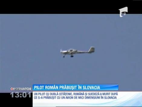 Un pilot român s-a prăbuşit cu avionul în Slovacia