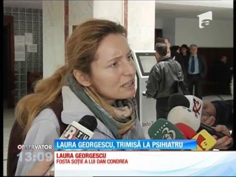 Laura Georgescu, fosta soţie a lui Dan Condrea, a fost trimisă la psihiatru