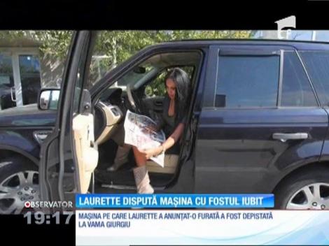 Maşina lui Laurette s-a întors la proprietar! La cel adevărat, pentru că autoturismul nu aparţine în acte vedetei din tabloide