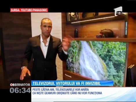 Panasonic a creat un prototip de televizor cu ecran perfect transparent