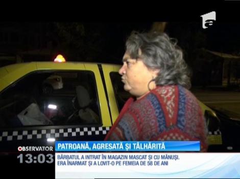 Patroana unui magazin din centrul Brăilei a fost agresată şi tâlhărită de un bărbat