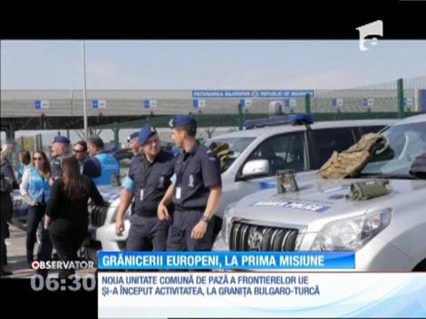 Unitatea comună de grăniceri a Uniunii Europene, la prima misiune