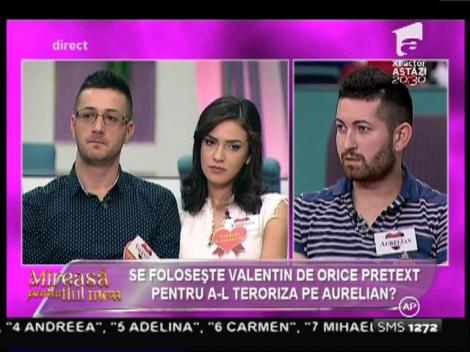 Ceartă aprinsă între Aurelian şi Valentin!