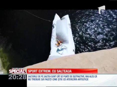 SPECIAL! Sport extrem: salturi de pe saltea