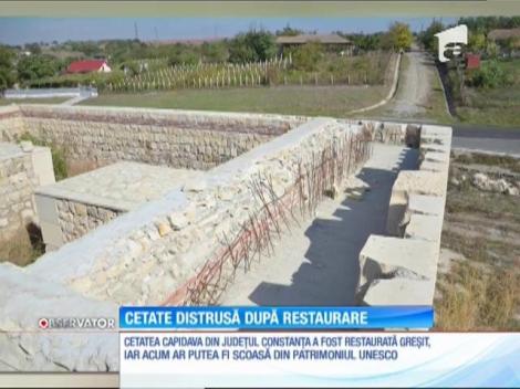 Cetatea Capidava, din judeţul Constanţa, ar putea fi scoasă de pe Lista Patrimoniului Mondial