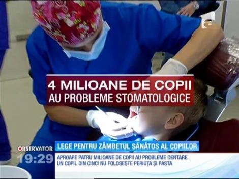 Lege pentru zâmbetul sănătos al copiilor