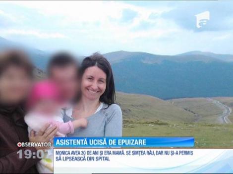 O asistentă de la Spitalul de Pediatrie din Sibiu a murit de epuizare la numai 30 de ani