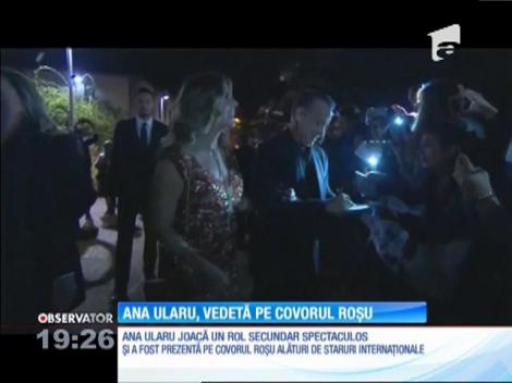 Actriţa româncă Ana Ularu a strălucit pe covorul roşu