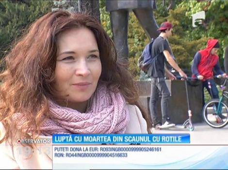 Monica are nevoie de ajutorul vostru!  Trăieşte de 20 de ani într-un scaun cu rotile şi viaţa ei depinde de o operaţie care costă 40 de mii de euro