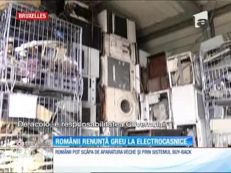 Românii renunţă greu la electrocasnicele vechi