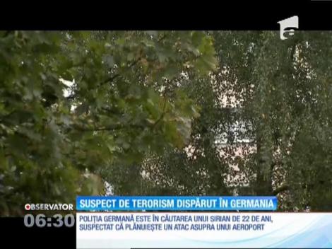 Un imigrant sirian, suspectat că a plănuit un atac terorist la un aeroport, căutat în Germania