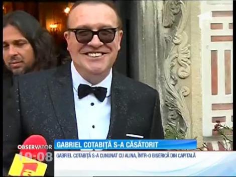 Gabriel Cotabiţă s-a căsătorit cu aleasa lui, Alina
