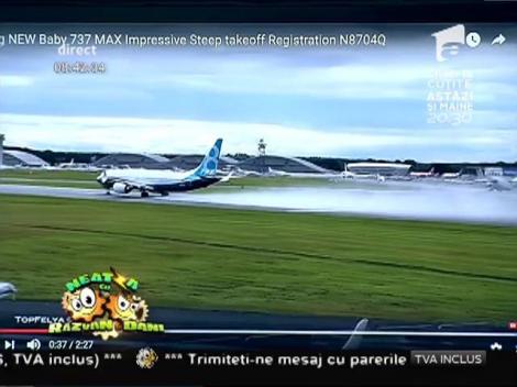 Smiley News: Boeing 737 MAX, decolare aproape verticală