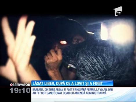 Șofer lăsat liber după ce a lovit o fetiță