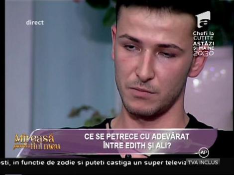 Lovitură de proporții la ”Mireasă pentru fiul meu”. Edith și Ali au fost despărțiți. ”Normal că mă doare!”
