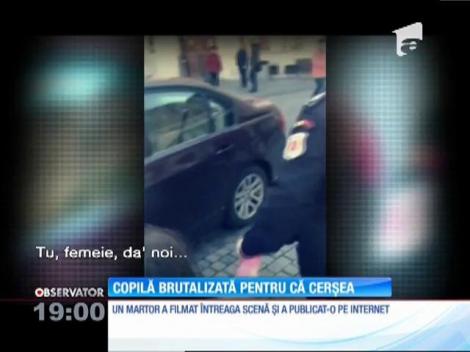 O agentă a Poliţiei Locale, filmată în timp ce brusca o fetiţă de şapte ani