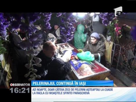 Pelerini puțini la moaștele Sfântei Parascheva