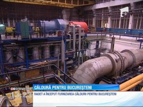 RADET a început să furnizeze căldură bucureştenilor