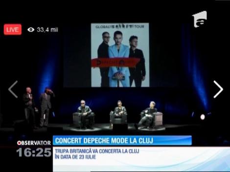 Trupa Depeche Mode va concerta la Cluj