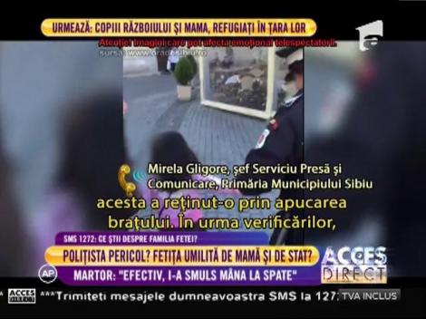 Poliţistă filmată de un trecător în timp ce agresa o fetiţă de doar 7 ani