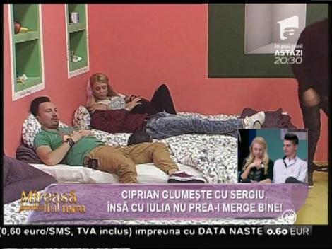 Glumele dintre Sergiu și Iulian o supără pe Iulia de la "Mireasă pentru fiul meu": "E pe altă planetă