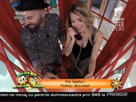 Râzi cu lacrimi! Lidia Buble, înghesuită într-o cabina telefonică