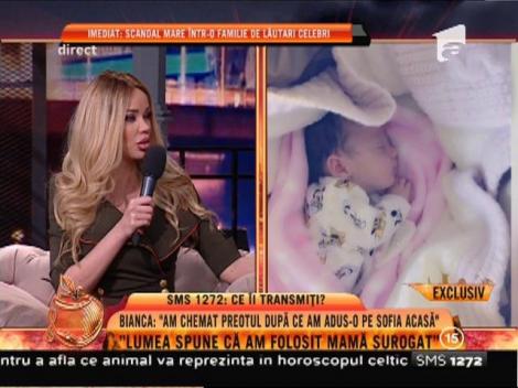 Bianca Drăguşanu: "Lumea crede şi acum că am folosit o mamă surogat"