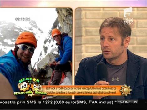 Torok Zsolt şi Vlad Căpuşan vor să ducă steagul "Neatza" în munții Himalaya