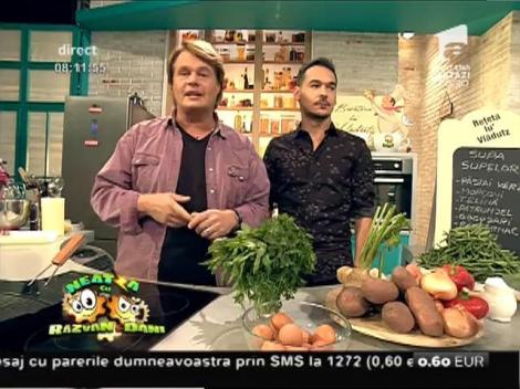 Reţeta lui Vladutz: Supă Supelor, o supă cu multe pasaţi verzi