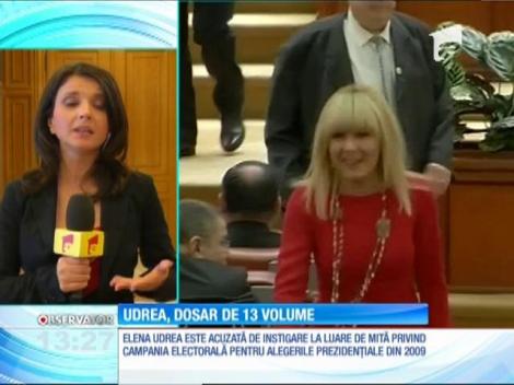 Elena Udrea, dosar de 13 volume, a câte 200 de file