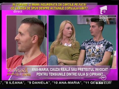 Cuplul Iulia - Ciprian, în pragul despărțirii: ”Vom vorbi ce mai avem de vorbit... Sunt momente când nu gândim absolut deloc la fel”