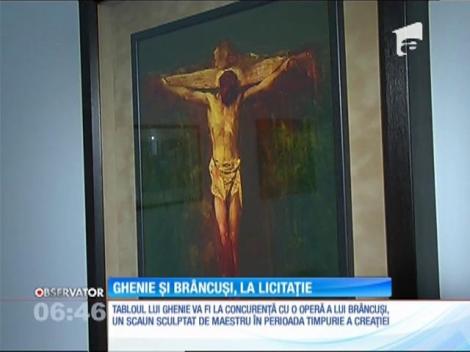 Adrian Ghenie și Constantin Brâncuşi, la licitație în România