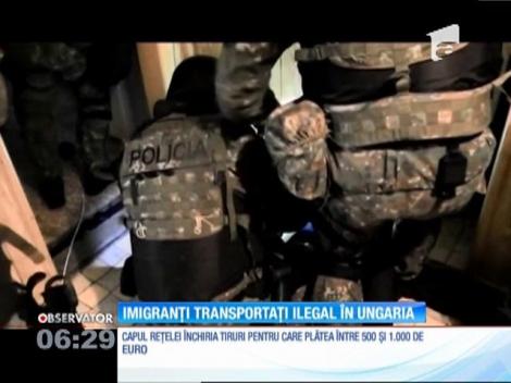 Migranți transportați ilegal în Ungaria. Erau ascunși în rezervoare de benzină!