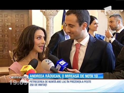 Imagini inedite! Emoţii mai mari decât cele de pe podium! Andreea Răducan a fost o mireasă de nota zece