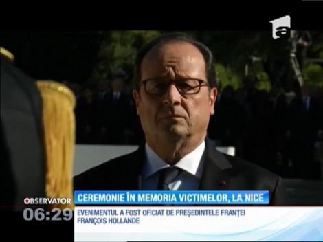 La trei luni de la atacul sângeros din Nice, francezii şi-au comemorat victimele