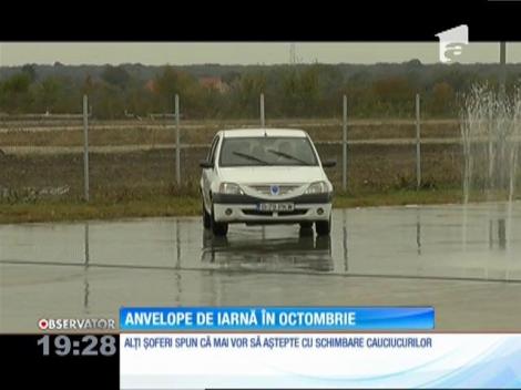 Șoferii trec pe anvelopele de iarnă încă din octombrie