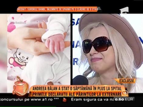 Andreea Bălan a stat o săptămână în plus la spital.  Motivul care stă în spatele acestei decizii